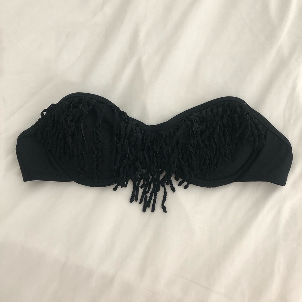Xhilaration Frayed Bikini Top